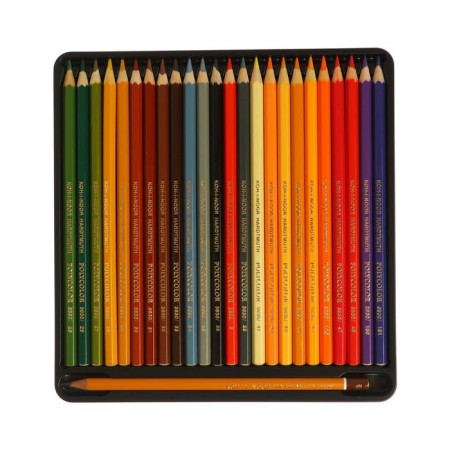 Pencils 72 colors Koh-I-Noor Polycolor 3837, cardboard packaging, euro-hand-3