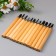 A set of knives with a wooden handle 12 pcs 20x17 cm