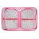 Penal 3 sections, tab inside, 140 x 210 x 40 mm, fabric, calligrata top Block "Anime Friends"