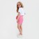 Shorts for a girl with a KAFTAN belt, size 30 (98-104), bright pink color