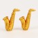 Miniature Puppet "Saxifon", set 2 pcs., Size 1 pc. - 1 × 4 cm