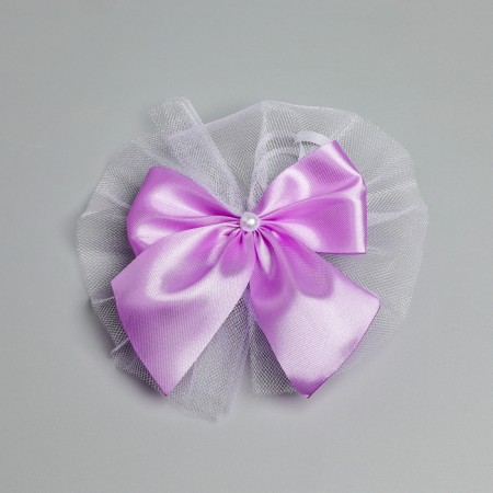 Set on the car "Guest" elite tape with an angle on the hood, 4 bow on pens, lilac-2