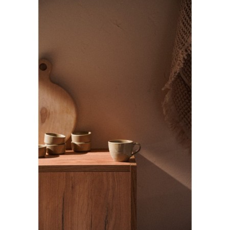 Porcelain mug SL Home "Sandy Breeze", 250 ml, beige color-7