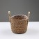 Kashpo wicker "Kenya" cylinder with handles, 17.5x17.5x16 cm, natural