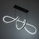 Lamp with PDD "Virgin" LED 150W 3000-6000K Black 80x24x26 cm