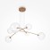 Suspension lamp Maytoni Mod172PL-06BS, 6XG4, 20W, 130x340.7 cm, brass color