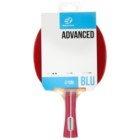 Boshika Advanced 2*table tennis racket, for lovers, Double Fish 815 1.5 mm lining, conical handle-4