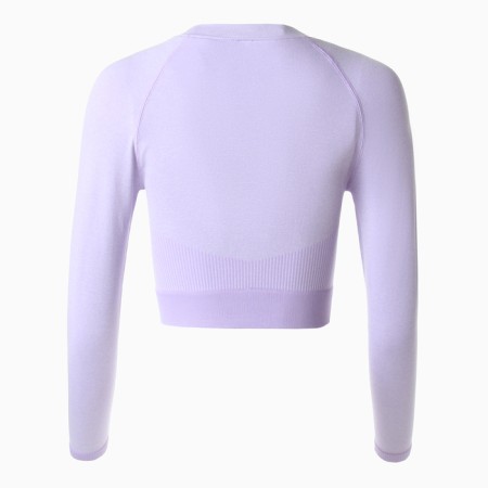 TOP with a long sleeve Minaku: Sportly; Color violet rrh r l-9