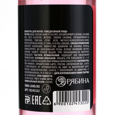 Hair shampoo "Slag Empress", 250 ml, Beauty Fooch-2