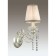 Sconces Aurelia 1x40W E14, gold, silver patina 28x39 cm