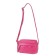 Bag Female claim. Kozh, lightning, pink color