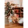 Gift set: Soft toy "Bear" + Holder for a dummy, blue