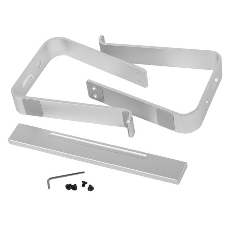 Laptop stand aluminum, non -slip, 29x21x16 cm, Brauberg Solid 513618-12