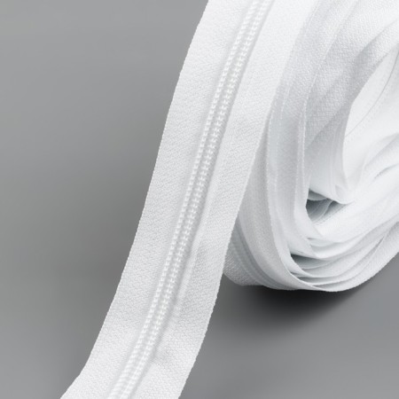 Set: Rolled Lightning "Spiral" No. 5, 10 m, 20 runners, 40 upper limiters, 20 lower limiters, white color-5
