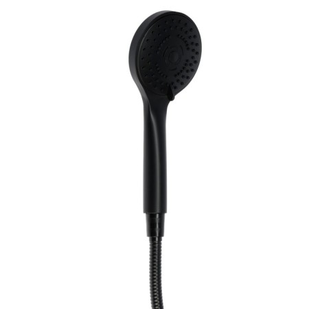 Bath mixer Zein Z3843, single -leaf, shower set, watering can 5 modes, black-7