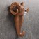 Figure hook "Baran" 15x6x9cm