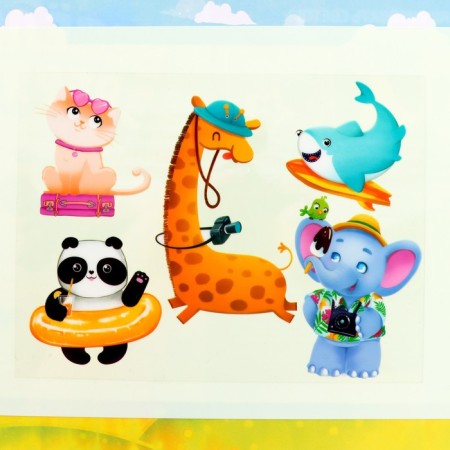 Set for drawing light "Funny animals"-2