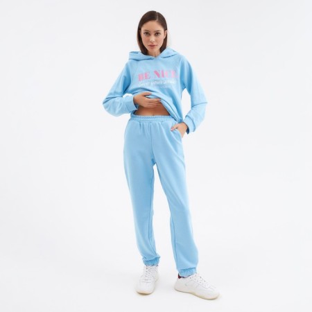 Women's costume (sweatshirt and trousers) Mist be nice, p. 52-54, blue-4