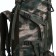 Tourist backpack, TAIF, 80 liters, cord department, 2 outer pockets, green color/camouflage