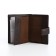 Male purse on magnet 3 in 1, department for auto documents, passports, brown color