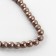 Glass beads, set 78 pcs., Size 1 pc. - 10 mm, brown color