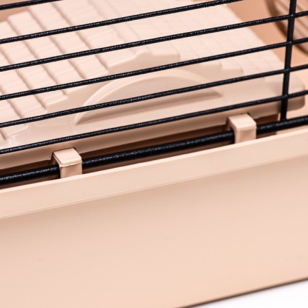Mini cell for rodents "Pijon" No. 1, equipped, 27 x 15 x 13 cm, beige-10
