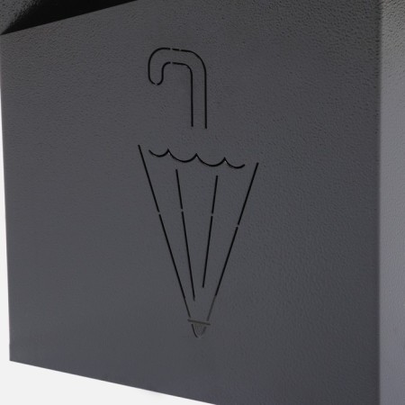 Line umbrella stand "Black, 25.2x25.2x60cm-2