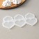 Silicone Mold for candy and chocolate "Heart", 4 cm, 5 cm, color transparent color