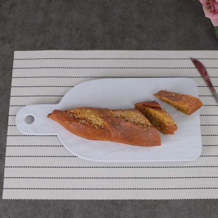 Serving dish "White East", 34.5 × 16.7 × 1.7 cm, white color-9