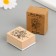 Printing wood, rubber "Bouquet with tape" 5x4x2.5 cm