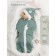 Lightning diaper with a hat with a hat Nature Essence, size 68-74, green color