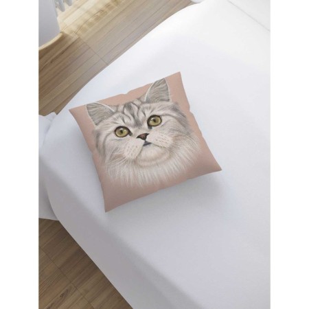 Decorative pillowcase "Fluffy pet", on a zipper, size 45x45 cm-1