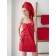 Tainted tange Guten Morgen, 400 g, size 50x100 cm, red color