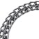 Collar - half -storage of two -rowing metal, 40 cm, wire thickness 2 mm, black