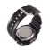 Electronic watch, D-4.5 cm, with an alarm clock, black