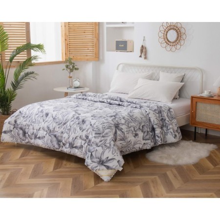 Gabbi blanket, size 200x220 cm, gray color-3