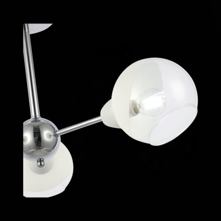 Ceiling EVOLUCE lamp. Sle102702-03. Giorte. 3x40 W, E14, 61x61x33.5 cm, chromium color-6