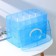 Organizer for storage is plastic, 3 tiers, 30 cells, 32 × 18 × 24 cm, blue color
