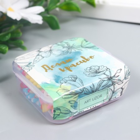 Decor Plastic "Fish-Skeletter" 1.2x2.2 cm set 60 pcs MIX 2x5x5.5 cm-2