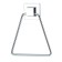 A trapezoid holder for a towel, self -adhesive, chromium color, EF233