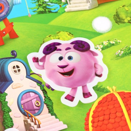 Developing Velcro game, designer “Fun Velcro. Who lives where? ", Smeshariki-5