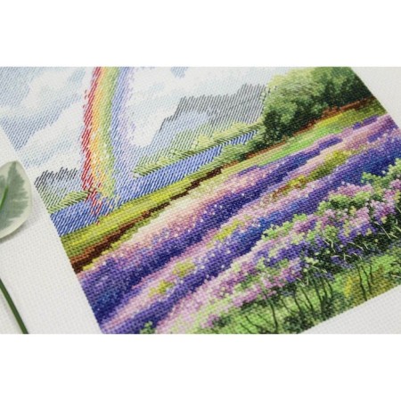 Set for embroidery "after rain" 20 × 16 cm-3