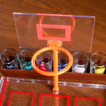 Game "Drunk basketball", 6 piles, 30 x 22 cm-1
