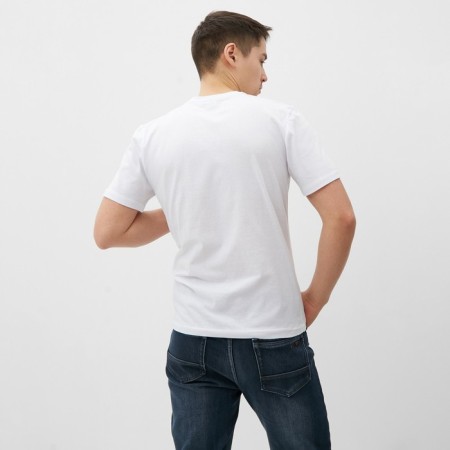 T -shirt male, white color, size 52-3