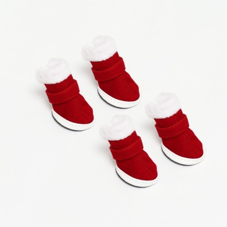 Kristmes boots, set 4 pcs, 2 size, red-6