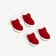 Kristmes boots, set 4 pcs, 2 size, red