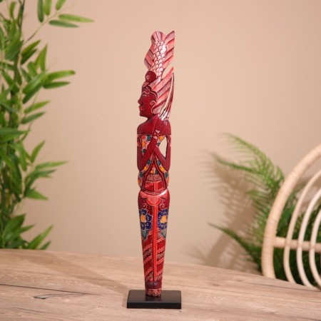 Souvenir "Woman" wood 7x5x52 cm-2