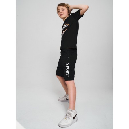 Sports suit for a boy, height 152 cm, dark blue color-4