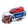 Avtobos Radio -controlled truck, with 2 machines, operates on the battery, light, mix
