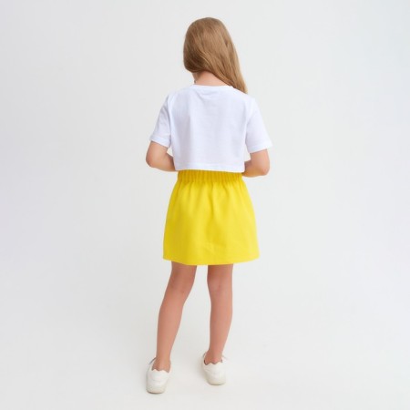 Children's skirt KAFTAN, size 34 (122-128 cm), yellow color-2